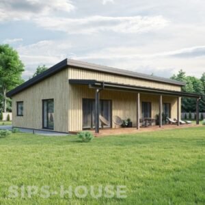 Prefabricated house structural SIPs kit product LEMON