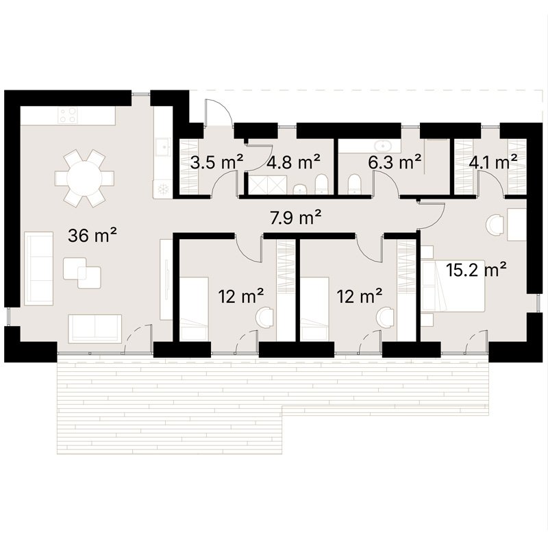 SIPS HOUSE / ANNEXE PEACH 102m² - Image 7