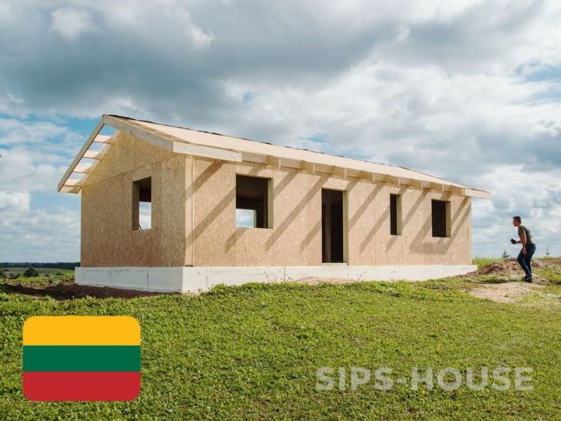 Assembled SIPS panel kit