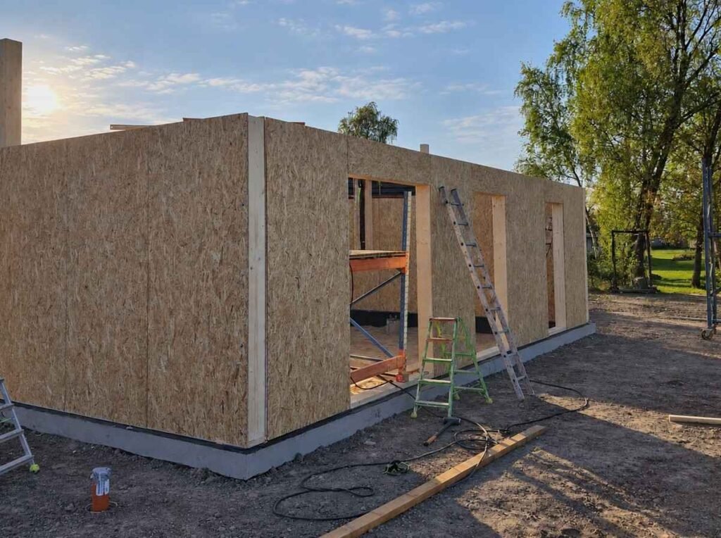 SIP house KIT under construction KIWI